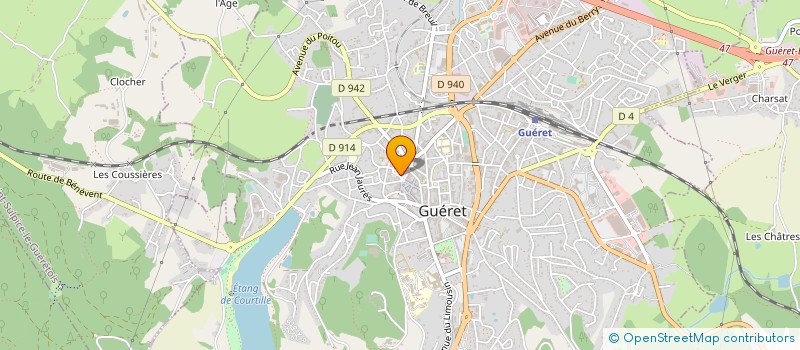 localisation de l'entreprise MONSIEUR CHRISTIAN UHLEN à GUERET