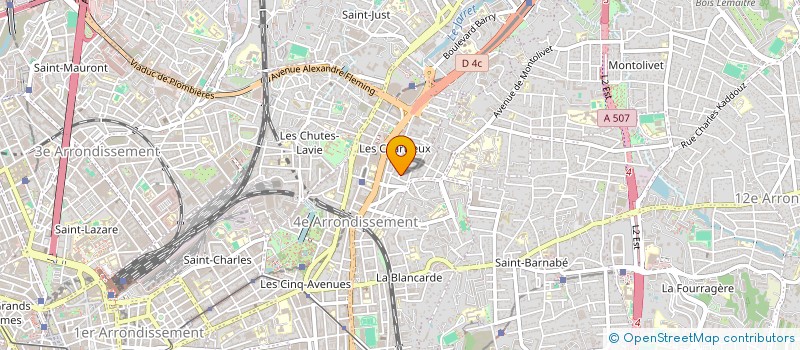 localisation de l'entreprise MONSIEUR CHRISTIAN URDUZAN  MARSEILLE
