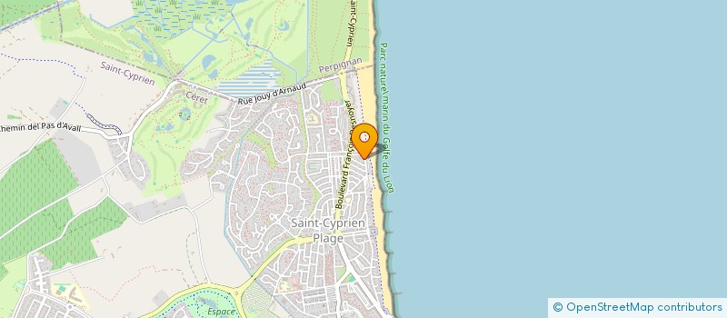 localisation de l'entreprise MONSIEUR CHRISTIAN URFFER  SAINT-CYPRIEN