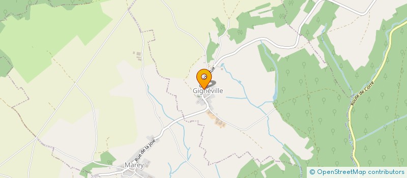 localisation de l'entreprise MONSIEUR CHRISTIAN URION  GIGNEVILLE