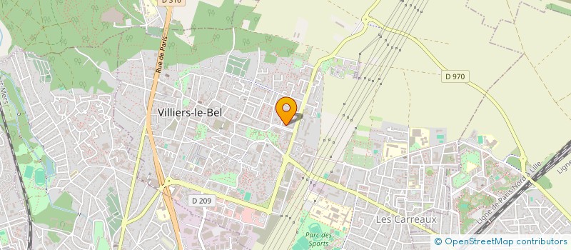 localisation de l'entreprise MONSIEUR CHRISTIAN URIONA IRIARTE  VILLIERS-LE-BEL