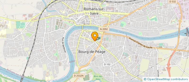 localisation de l'entreprise MONSIEUR CHRISTIAN URREA à BOURG-DE-PEAGE
