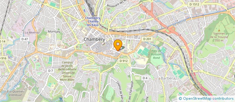 localisation de l'entreprise MONSIEUR CHRISTIAN UZEL  CHAMBERY