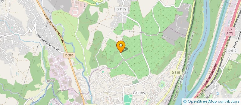 localisation de l'entreprise MONSIEUR CHRISTIAN VAGANAY  MILLERY