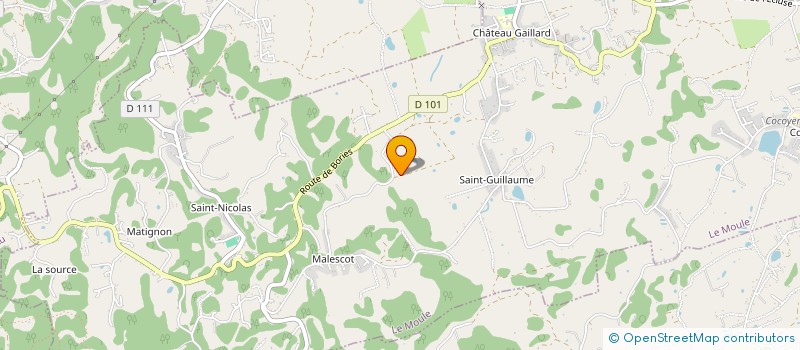 localisation de l'entreprise MONSIEUR CHRISTIAN VAINQUEUR à LE MOULE