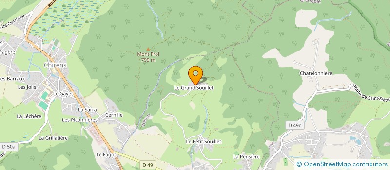 localisation de l'entreprise MONSIEUR CHRISTIAN VAIRET à VOIRON