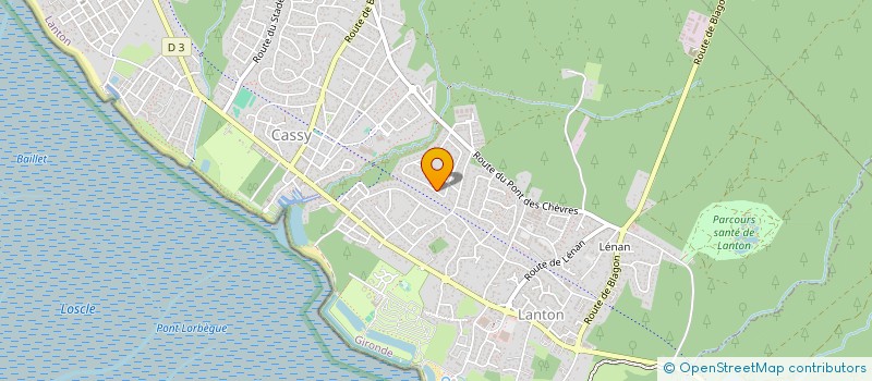 localisation de l'entreprise MONSIEUR CHRISTIAN VALADE  LANTON