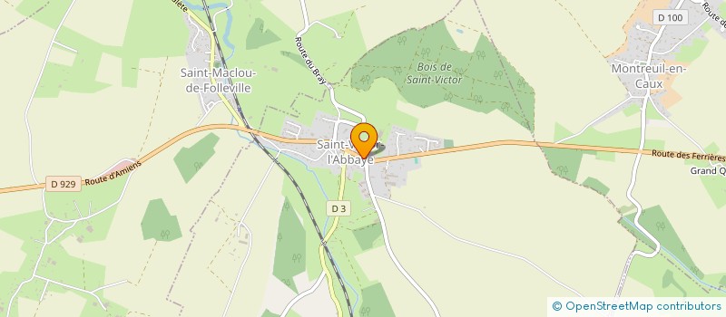 localisation de l'entreprise MONSIEUR CHRISTIAN VALENTIN  SAINT-OUEN-DU-BREUIL