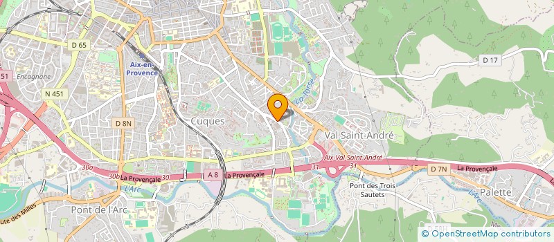 localisation de l'entreprise MONSIEUR CHRISTIAN VALENTIN  AIX-EN-PROVENCE