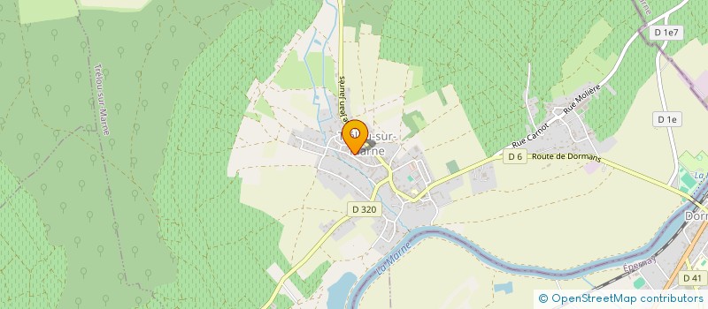 localisation de l'entreprise MONSIEUR CHRISTIAN VALLEE  TRELOU-SUR-MARNE