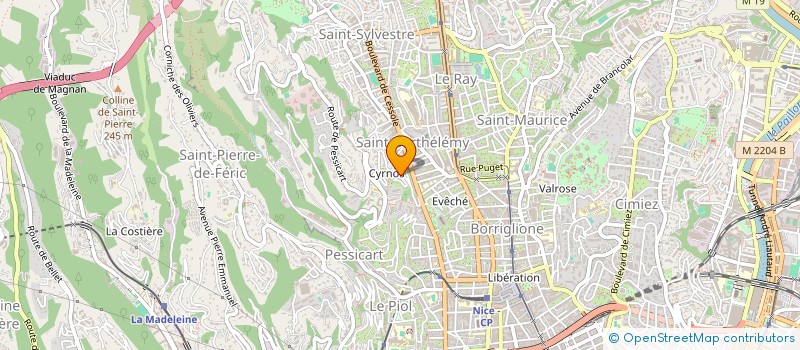 localisation de l'entreprise MONSIEUR CHRISTIAN VALLOSIO à NICE