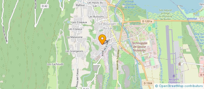 localisation de l'entreprise MONSIEUR CHRISTIAN VALOUR à LE BOURGET-DU-LAC