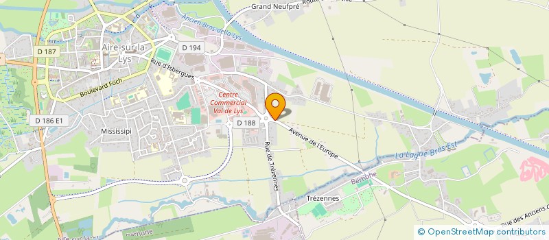 localisation de l'entreprise MONSIEUR CHRISTIAN VANCAEYZEELE  AIRE-SUR-LA-LYS