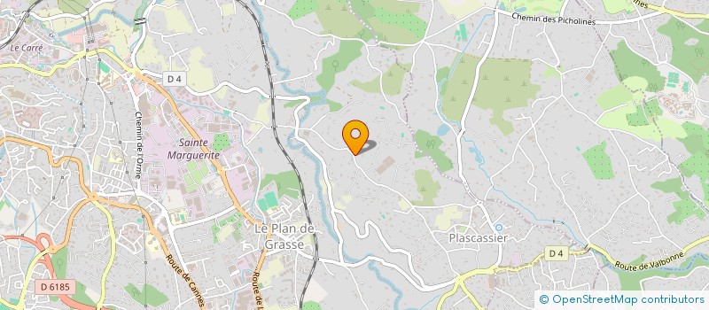 localisation de l'entreprise MONSIEUR CHRISTIAN VANDELLI  GRASSE