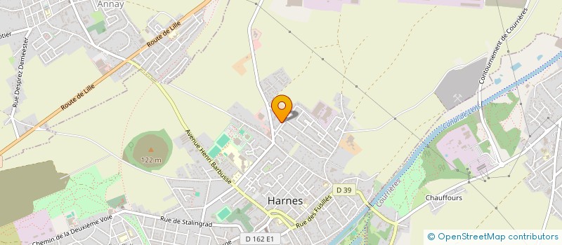 localisation de l'entreprise MONSIEUR CHRISTIAN VANDERBERGUE à HARNES