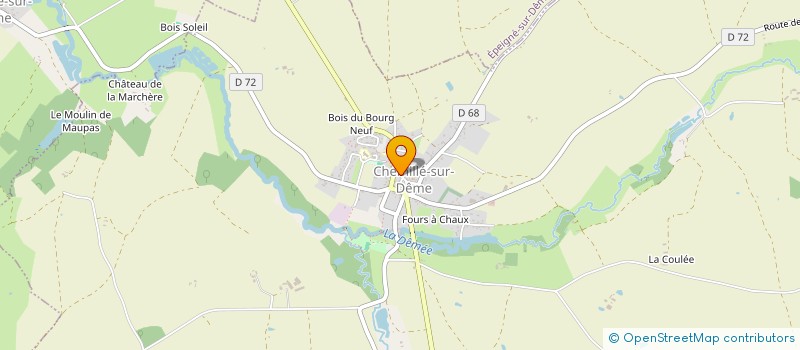 localisation de l'entreprise MONSIEUR CHRISTIAN VANDORMAEL  CHEMILLE-SUR-DEME