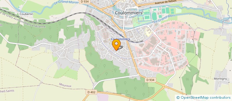 localisation de l'entreprise MONSIEUR CHRISTIAN VANEME  COULOMMIERS