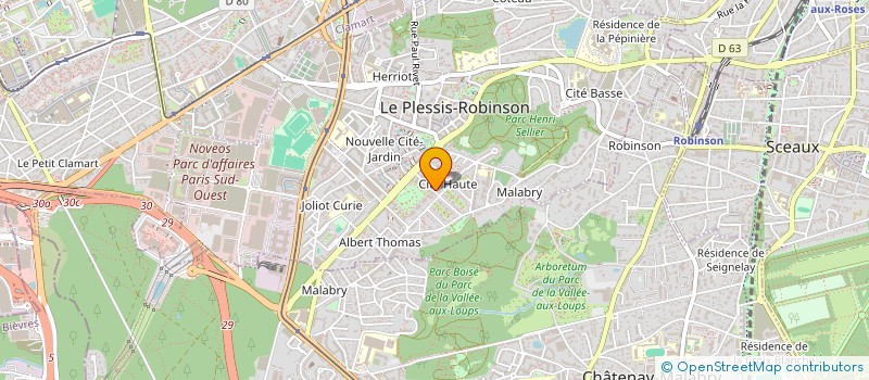 localisation de l'entreprise MONSIEUR CHRISTIAN VANHAECKE à LE PLESSIS-ROBINSON