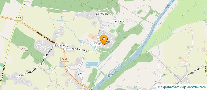 localisation de l'entreprise MONSIEUR CHRISTIAN VANKELST à JOSSE