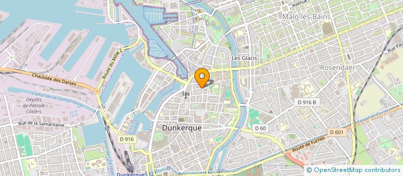 localisation de l'entreprise MONSIEUR CHRISTIAN VANLERBERGHE à DUNKERQUE