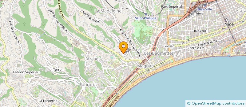 localisation de l'entreprise MONSIEUR CHRISTIAN VANLIERDE à NICE