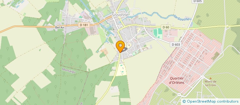 localisation de l'entreprise MONSIEUR CHRISTIAN VANNOBEL  SISSONNE