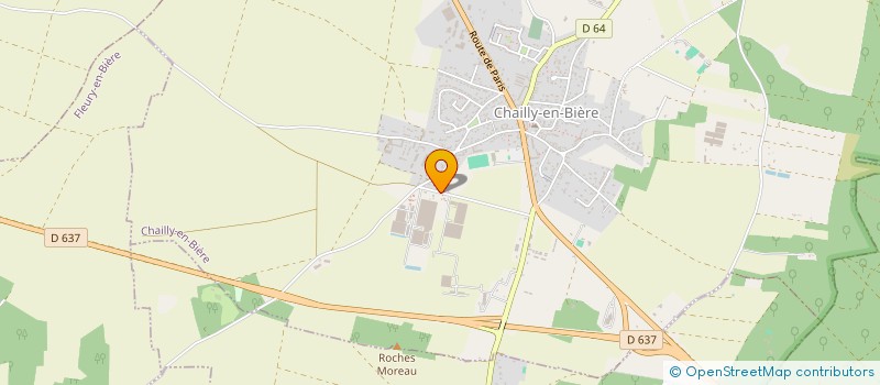 localisation de l'entreprise MONSIEUR CHRISTIAN VANPOUCKE  CHAILLY-EN-BIERE