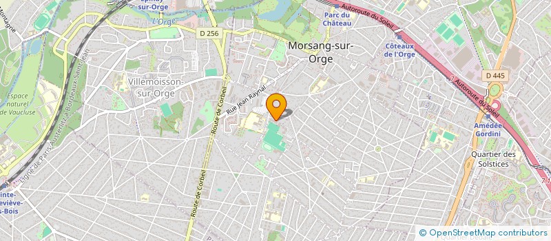 localisation de l'entreprise MONSIEUR CHRISTIAN VAQUET  MORSANG-SUR-ORGE