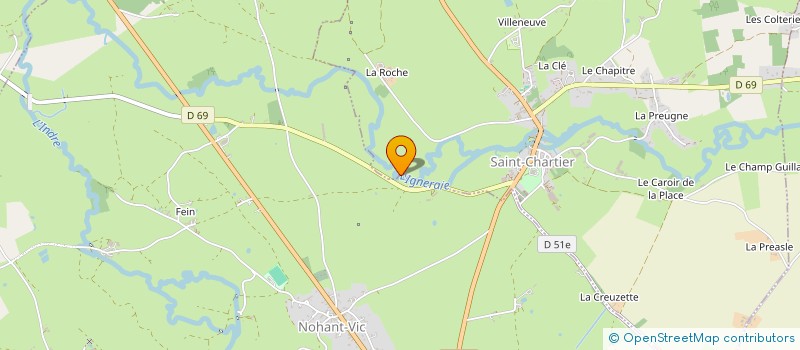 localisation de l'entreprise MONSIEUR CHRISTIAN VARENNE à NOHANT-VIC