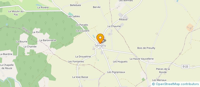 localisation de l'entreprise MONSIEUR CHRISTIAN VASLIN  SOSSAIS