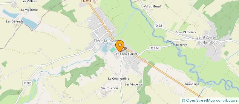 localisation de l'entreprise MONSIEUR CHRISTIAN VASSET à FLERE-LA-RIVIERE