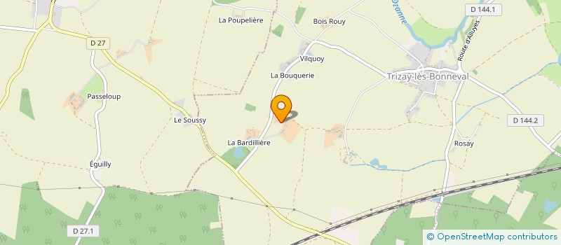 localisation de l'entreprise MONSIEUR CHRISTIAN VASSOR à TRIZAY-LES-BONNEVAL