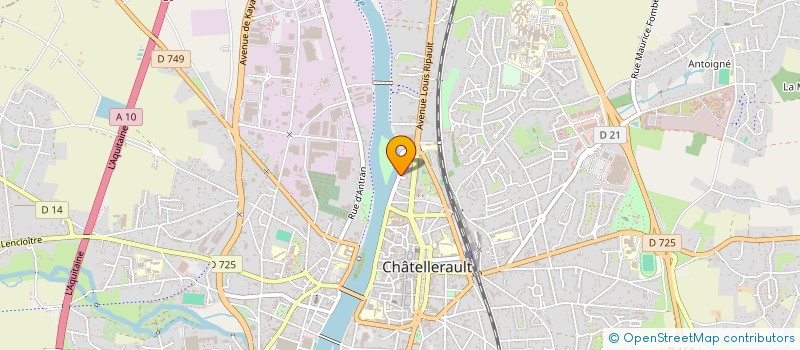 localisation de l'entreprise MONSIEUR CHRISTIAN VATAN à CHATELLERAULT