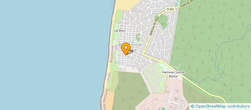 localisation de l'entreprise MONSIEUR CHRISTIAN VATERLAUS  BISCARROSSE