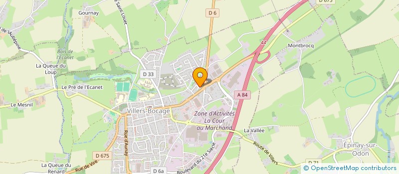 localisation de l'entreprise MONSIEUR CHRISTIAN VAUCHER  VILLERS-BOCAGE