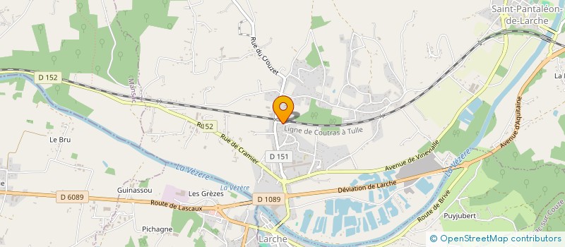 localisation de l'entreprise MONSIEUR CHRISTIAN VAURIE  LARCHE