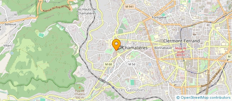 localisation de l'entreprise MONSIEUR CHRISTIAN VAZELLE à CHAMALIERES