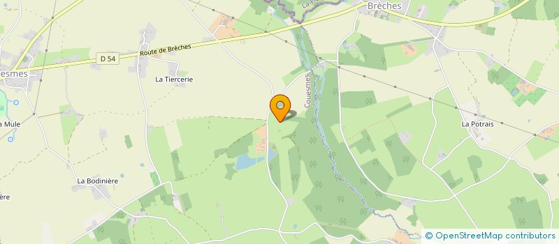 localisation de l'entreprise MONSIEUR CHRISTIAN VEAUVY  COUESMES