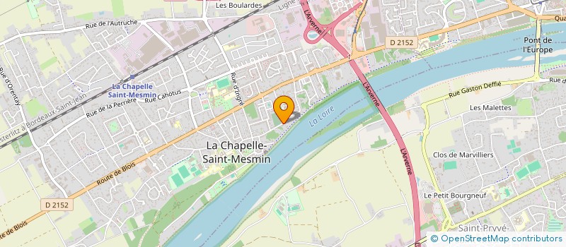 localisation de l'entreprise MONSIEUR CHRISTIAN VEILLON à LA CHAPELLE-SAINT-MESMIN