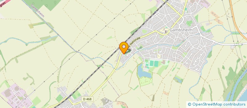 localisation de l'entreprise MONSIEUR CHRISTIAN VEITH  GAMBSHEIM