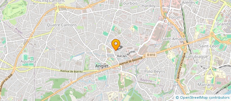 localisation de l'entreprise MONSIEUR CHRISTIAN VELEZ à ANGLET