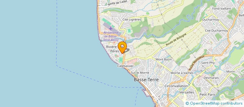 localisation de l'entreprise MONSIEUR CHRISTIAN VELMIR  BASSE-TERRE