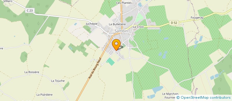 localisation de l'entreprise MONSIEUR CHRISTIAN VENIER  CANDE-SUR-BEUVRON