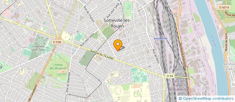 localisation de l'entreprise MONSIEUR CHRISTIAN VERGER à SOTTEVILLE-LES-ROUEN