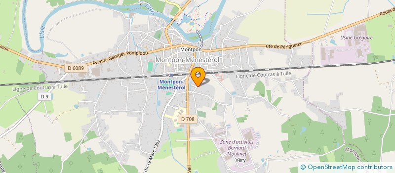 localisation de l'entreprise MONSIEUR CHRISTIAN VERGNAUD  MONTPON-MENESTEROL