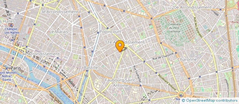 localisation de l'entreprise MONSIEUR CHRISTIAN VERRILLI  PARIS