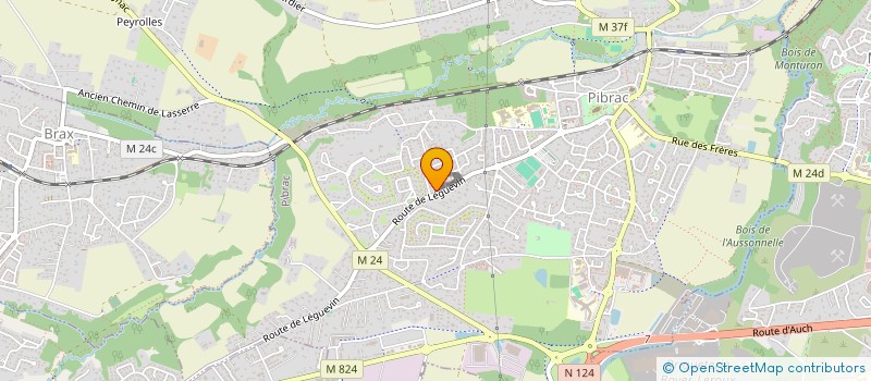 localisation de l'entreprise MONSIEUR CHRISTIAN VERT  PIBRAC