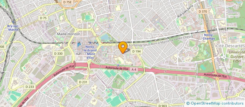 localisation de l'entreprise MONSIEUR CHRISTIAN VESCHAMBRE  NOISY-LE-GRAND