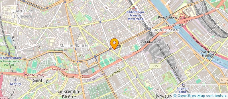 localisation de l'entreprise MONSIEUR CHRISTIAN VEYRIERES  PARIS