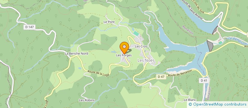 localisation de l'entreprise MONSIEUR CHRISTIAN VIAL  LES NOES